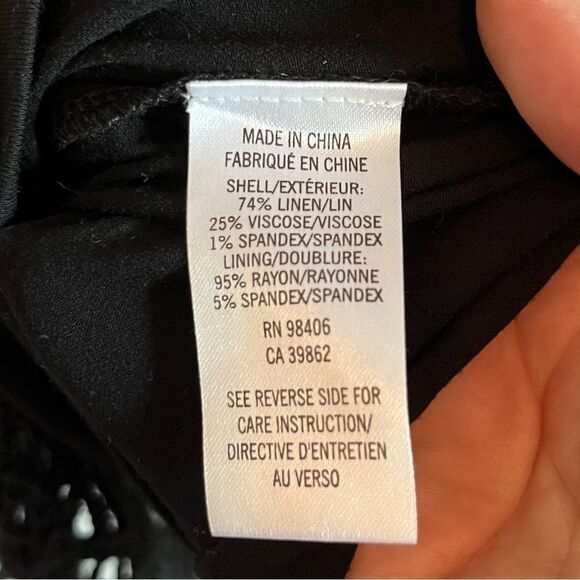 NWT Theory Nirlee black crochet dress - Picture 5 of 10